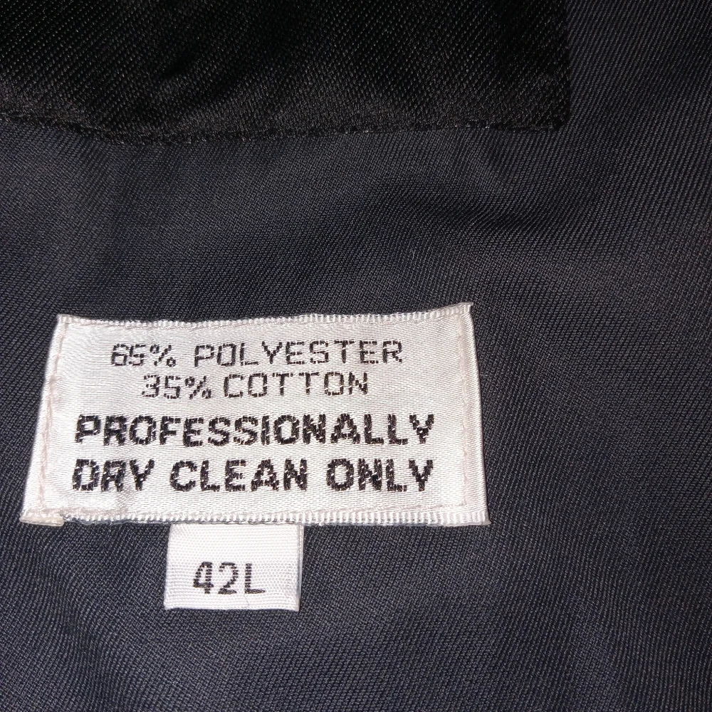 Vintage Pierre Cardin Black Trench Coat W/ Removeable Liner 40L - Picture 8 of 13